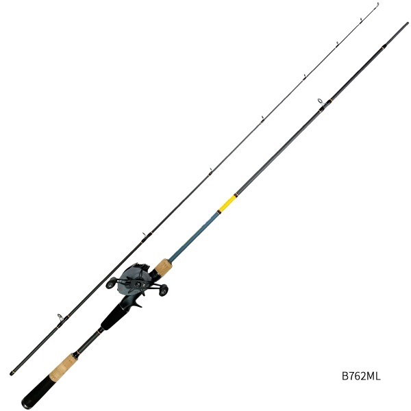 KULIA  SHORE  VERSATILE  SET【2ピースルアーロッドとライン付ベイトリールのセット】(B762ML)